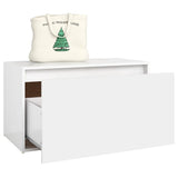 NNEVL Hall Bench 80x40x45 cm White Engineered Wood