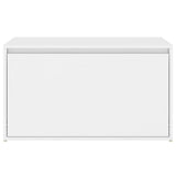 NNEVL Hall Bench 80x40x45 cm White Engineered Wood
