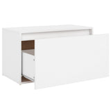 NNEVL Hall Bench 80x40x45 cm White Engineered Wood