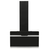 NNEVL Wall Range Hood 60 cm Steel and Tempered Glass Black