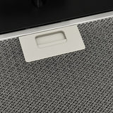 NNEVL Wall Range Hood 60 cm Steel and Tempered Glass Black