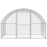 NNEVL Outdoor Chicken Coop 3x2x2 m Galvanised Steel