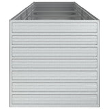NNEVL Garden Raised Bed 320x80x77 cm Galvanized Steel Silver