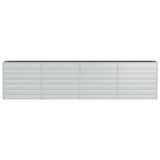 NNEVL Garden Raised Bed 320x40x77 cm Galvanized Steel Silver