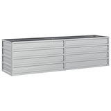NNEVL Garden Raised Bed 160x40x45 cm Galvanized Steel Silver