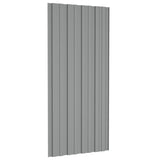 NNEVL Roof Panels 36 pcs Galvanised Steel Grey 100x45 cm