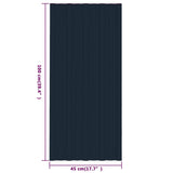 NNEVL Roof Panels 12 pcs Galvanised Steel Anthracite 100x45 cm