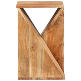 NNEVL Side Table 35x35x55 cm Solid Wood Acacia