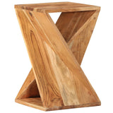 NNEVL Side Table 35x35x55 cm Solid Wood Acacia