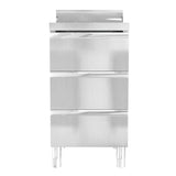 NNEVL Commercial Kitchen Cabinets 2 pcs Stainless Steel