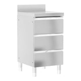 NNEVL Commercial Kitchen Cabinets 2 pcs Stainless Steel