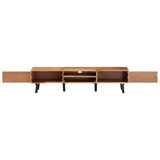 NNEVL TV Cabinet 145x35x35 cm Solid Wood Acacia