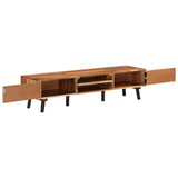 NNEVL TV Cabinet 145x35x35 cm Solid Wood Acacia