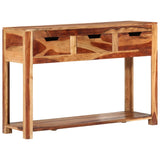 NNEVL Console Table 110x35x75 cm Solid Wood Acacia