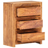 NNEVL Drawer Cabinet 60x33x75 cm Solid Wood Acacia