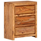 NNEVL Drawer Cabinet 60x33x75 cm Solid Wood Acacia