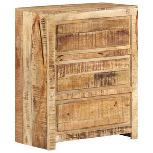 NNEVL Drawer Cabinet 60x33x75 cm Solid Wood Mango