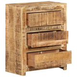 NNEVL Drawer Cabinet 60x33x75 cm Solid Wood Mango