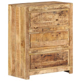 NNEVL Drawer Cabinet 60x33x75 cm Solid Wood Mango