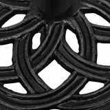 NNEVL Umbrella Base Black 44x44x31 cm Cast Iron