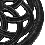 NNEVL Umbrella Base Black 44x44x31 cm Cast Iron