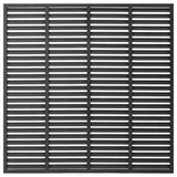 NNEVL Louver Fence WPC 180x180 cm Grey