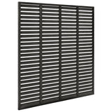 NNEVL Louver Fence WPC 180x180 cm Dark Grey