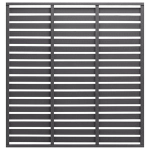 NNEVL Fence Panel WPC 180x180 cm Grey
