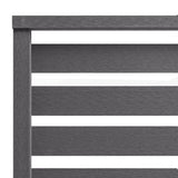 NNEVL Fence Panel WPC 180x180 cm Grey