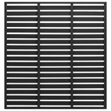 NNEVL Fence Panel WPC 180x180 cm Black