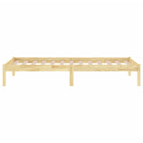 NNEVL Bed Frame without Mattress Solid Wood 90x190 cm