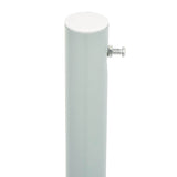 NNEVL Patio Retractable Side Awning 117x600 cm Grey