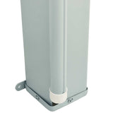 NNEVL Patio Retractable Side Awning 117x600 cm Grey