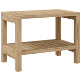NNEVL Bathroom Side Table 50x40x45 cm Solid Wood Teak