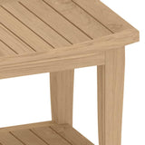 NNEVL Bathroom Side Table 50x35x45 cm Solid Wood Teak