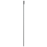 NNEVL Sliding Door Black 76x205 cm ESG Glass and Aluminium