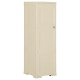 NNEVL Plastic Cabinet 40x43x125 cm Wood Design Angora White
