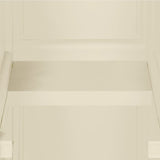 NNEVL Plastic Cabinet 40x43x125 cm Wood Design Angora White