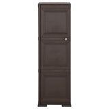 NNEVL Plastic Cabinet 40x43x125 cm Wood Design Brown