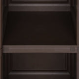 NNEVL Plastic Cabinet 40x43x125 cm Wood Design Brown