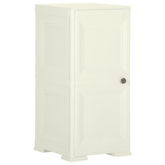 NNEVL Plastic Cabinet 40x43x85.5 cm Wood Design Vanilla Ice