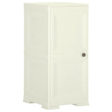 NNEVL Plastic Cabinet 40x43x85.5 cm Wood Design Vanilla Ice