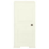 NNEVL Plastic Cabinet 40x43x85.5 cm Wood Design Vanilla Ice