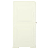 NNEVL Plastic Cabinet 40x43x85.5 cm Wood Design Vanilla Ice