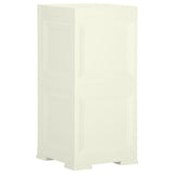 NNEVL Plastic Cabinet 40x43x85.5 cm Wood Design Vanilla Ice