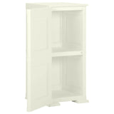 NNEVL Plastic Cabinet 40x43x85.5 cm Wood Design Vanilla Ice