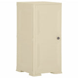 NNEVL Plastic Cabinet 40x43x85.5 cm Wood Design Angora White