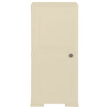 NNEVL Plastic Cabinet 40x43x85.5 cm Wood Design Angora White
