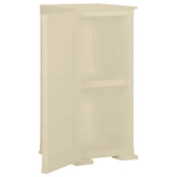 NNEVL Plastic Cabinet 40x43x85.5 cm Wood Design Angora White
