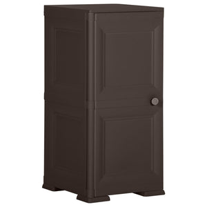 NNEVL Plastic Cabinet 40x43x85.5 cm Wood Design Brown
